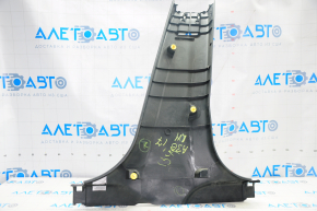 Center pillar trim lower left Nissan Maxima A36 16-23 black, scratches