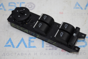 Front left window lift control Ford Escape MK3 13-19 type 3, black with chrome, 4 auto