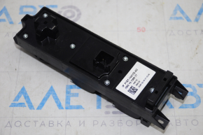 Front left window lift control Ford Escape MK3 13-19 type 3, black with chrome, 4 auto