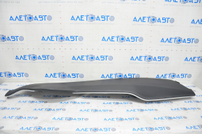 Tesla Model S 12-20 dashboard leather black, dented molding