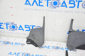 Set of front panel trims for Tesla Model S 12-20 air ducts missing trim, trim peeled off, broken fastener
