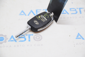Key Hyundai Sonata 15-17 4 buttons, worn buttons