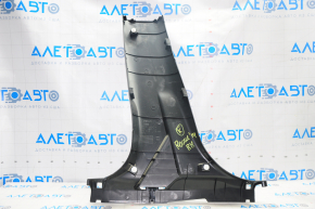 Center pillar trim lower right Nissan Rogue 14-20 black, scratches