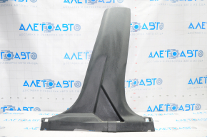 Center pillar trim lower right Nissan Rogue 14-20 black, scratches