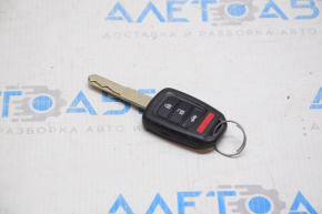 Honda Accord Key 13-17 4 Buttons, Scratches on Emblem