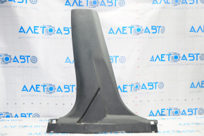Center pillar trim lower left Nissan Rogue 14-20 black, scratches