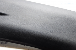Center pillar trim lower left Nissan Rogue 14-20 black, without plug, scratches