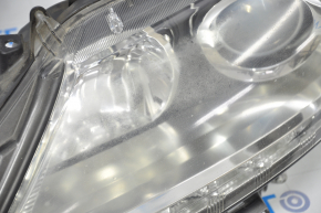 Headlight front left complete Lexus ES300h ES350 13-15 dorest xenon + LED DRL, sand, for polishing