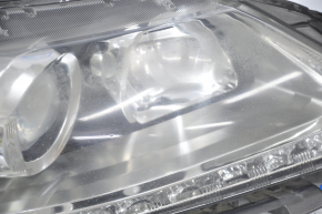 Front right headlight complete Lexus ES300h ES350 13-15 dorest xenon + LED DRL, broken mount, sand, needs polishing