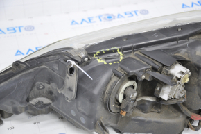Front right headlight complete Lexus ES300h ES350 13-15 dorest xenon + LED DRL, broken mount, sand, needs polishing