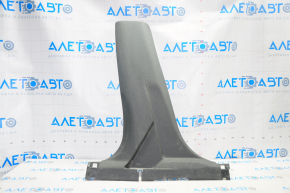 Center pillar trim lower left Nissan Rogue 14-20 black, without plug, scratches