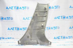 Center pillar trim lower left Nissan Leaf 13-17 gray, scratches