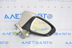 Side mirror right Lexus ES300h ES350 13-15 14 pins, BSM, turn signal, gold