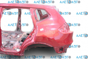 Quarter wing rear left Nissan Rogue 14-20 red NAH, on the body