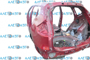 Quarter wing rear left Nissan Rogue 14-20 red NAH, on the body