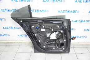 Door assembly rear left VW CC 08-17 black C9X, butts