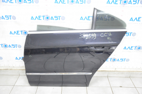Door assembly rear left VW CC 08-17 black C9X, butts