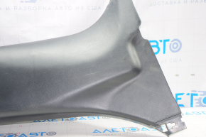 Center pillar trim lower right Nissan Leaf 13-17 black, broken fastener, scratches