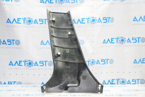 Center pillar trim lower right Nissan Leaf 13-17 black, scratches