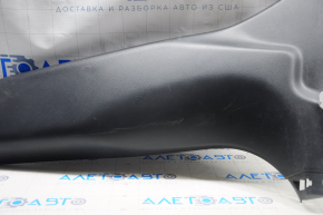 Center pillar trim lower left Nissan Leaf 13-17 black rubbed