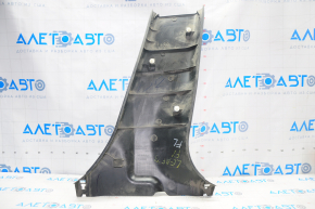 Center pillar trim lower left Nissan Leaf 13-17 black, scratches