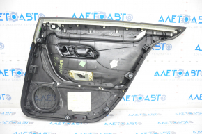 Door trim card rear left VW CC 08-17 black, gray molding, scratch