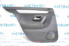 Door trim card rear left VW CC 08-17 black, gray molding, scratch