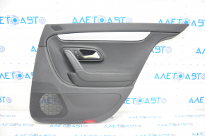 Door trim card rear right VW CC 08-17 black, gray molding, broken fastener