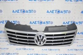 Radiator grill VW CC 13-17 rest, with emblem, swollen chrome, sand