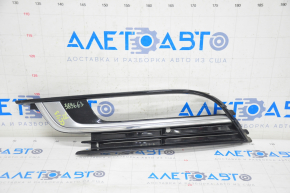Lower grille front bumper left VW CC 13-17 rest, with chrome, sand