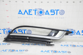 Lower grille front bumper right VW CC 13-17 rest, with chrome, sand