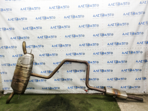 Exhaust pipe with barrels VW Tiguan 18-20 fwd