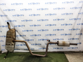 Exhaust pipe with barrels VW Tiguan 18-20 fwd