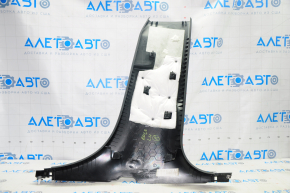 Center pillar trim lower left Ford Edge 15-24 black, scratches