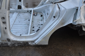 Sunset rear wing left Tesla Model S 12-20 panel aluminum, white, on the body