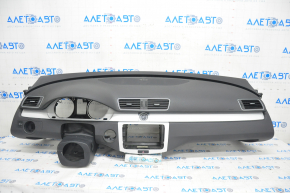 Torpedo front panel with AIRBAG VW CC 08-17 black