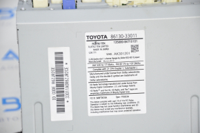 Radio tape recorder with climate control Lexus ES300h ES350 13-18 scratches on glass and knob