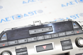 Radio tape recorder with climate control Lexus ES300h ES350 13-18 scratches on glass and knob