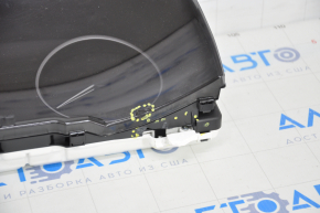 Instrument cluster Lexus ES300h 13-13 pre-rest 93k broken glass, broken fasteners and housing