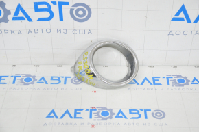 Fog light frame right Lexus ES300h ES350 13-15 prerest chrome sand