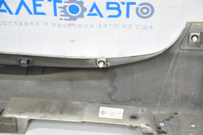 Right threshold Lexus ES300h ES350 13-18 gold fasteners broken, bottom dented, tears
