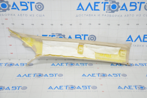 Front pillar trim upper left Lexus ES300h ES350 13-15 beige dented, needs cleaning