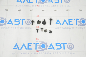 Rear bumper hardware 8pcs Lexus ES300h ES350 13-18
