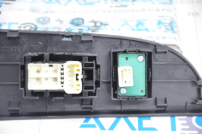 Front right window lift control Toyota Highlander 08-13 manual, with overlay, black
