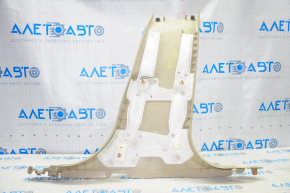 Lower left center pillar trim Ford Fusion mk5 13-16 beige, broken crepe, whitened plastic, scratch