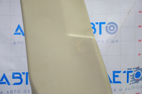 Lower left center pillar trim Ford Fusion mk5 13-16 beige, broken crepe, whitened plastic, scratch