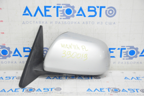 Side mirror left Toyota Highlander 08-13 7 pins, silver