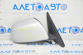 Side mirror right Toyota Highlander 08-13 7 pins, silver