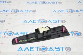 Rear right window lift control Toyota Highlander 08-13 manual, with overlay, black