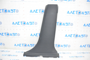 Center pillar trim lower right Toyota Highlander 08-13 black, scratches